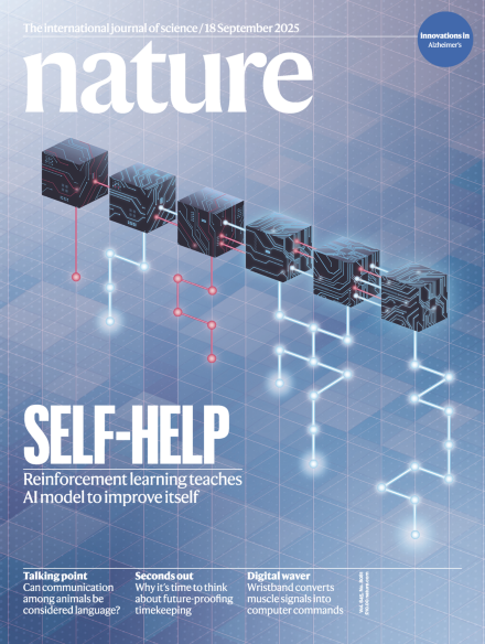 Nature Vol.645 Cover - SELF-HELP